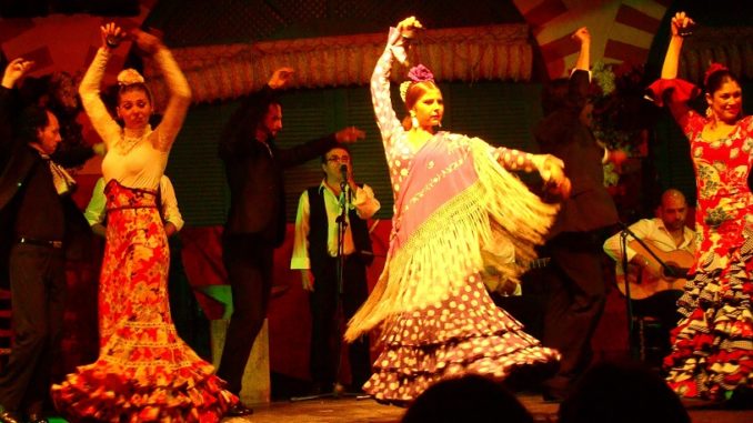 Website - Flamenco Ole! MAIN PHOTOS Colour and movement at flamenco show in Seville